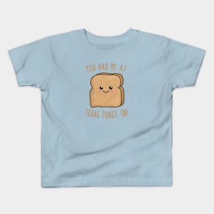 You Had Me At Texas toast, OK! Cute Kawaii Toast Kids T-Shirt